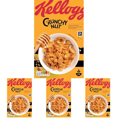Kellogg's Crunchy Nut 460g (Paquete de 4)