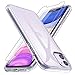 Losvick Coque pour iPhone 11, 2 Pack Verre Trempé Protection écran, Transparent Silicone TPU Etui Protection Housse Bouton Détachable Cover Anti-Choc Anti-Scratch Case pour iPhone 11-6.1 Pouces