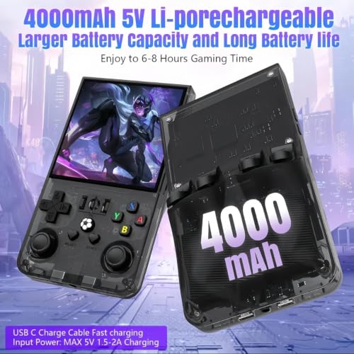 PICSTAR R36 Ultra Max Retro Handheld Game Console 4.0 Inch 128GB - Image 6