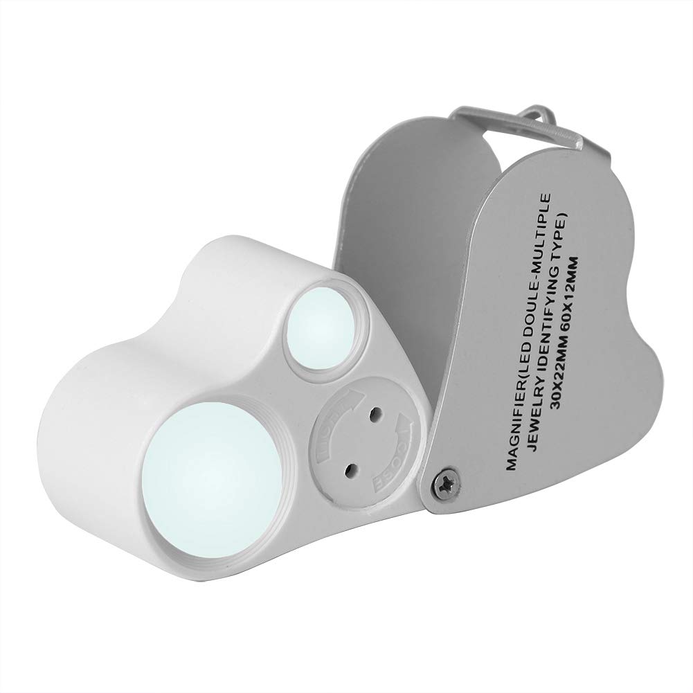 ZhouWei 2 Pièces Loupe Grossissante, Loupe Portable De Poche Pliable
