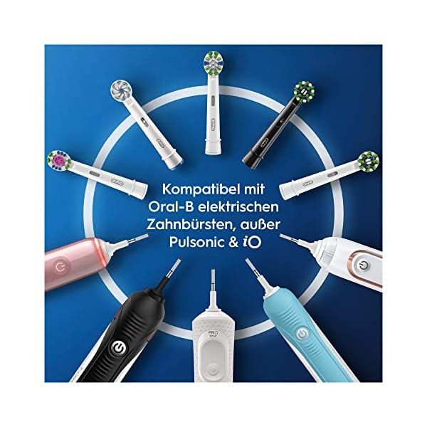 Oral-B CrossAction Aufsteckbürsten für elektrische Zahnbürste, 12 Stück, Mundreinigung mit CleanMaximiser-Borsten… – Bild 10
