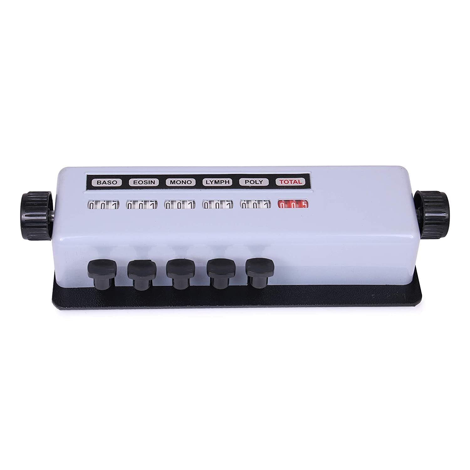 Saini MADICOS Contatore di globuli 5 tasti Usa tutti i microscopio (argento)