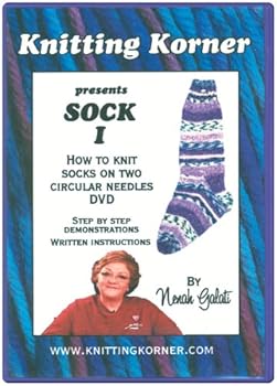 Unknown Binding Sock I, How to knit socks on two circular needles DVD. Yes, You CAN Learn to Knit Socks! Book