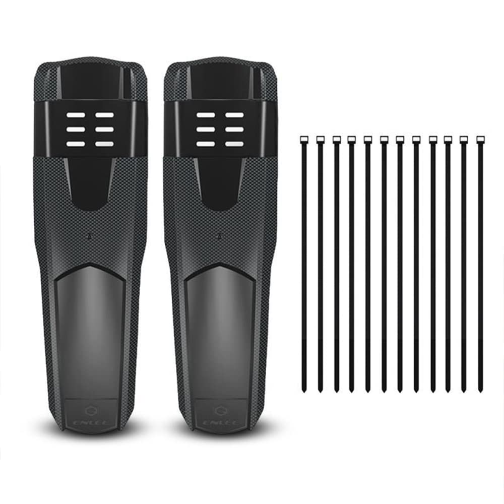 BBxunsless 1 Pair Mountain Bike Fender Mud Guard Portable Carbon Fiber Bicycle Mudguard Front + Rear MTB Fender Mud Guard Set for MTB,Road Bikes