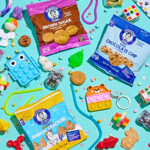 Image of Goodie Girl Mini Chocolate Chip Cookies - Gluten Free Bulk Snack Packs Individually Wrapped, Kosher, Peanut Free, Dairy Free, Egg Free - 90 Calorie School Lunchbox Snacks for Kids (24 Count)