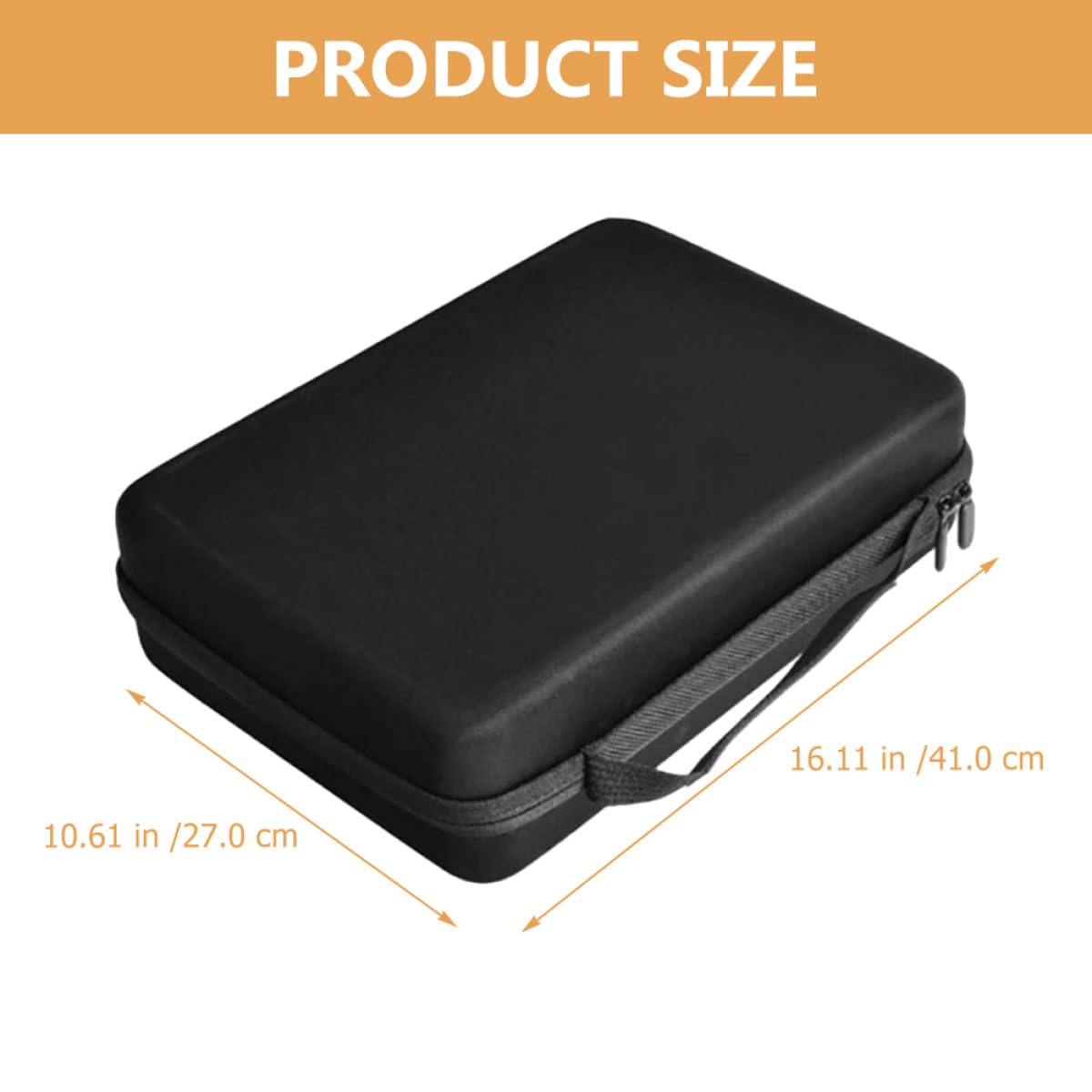 Scatola Organizzatore per Batterie in Eva Nera, Leggera | Agli Spruzzi, Antiurto e Antipolvere, Capienza Ampia per Viaggio, Adatta a Pile al Litio e Piccoli Oggetti