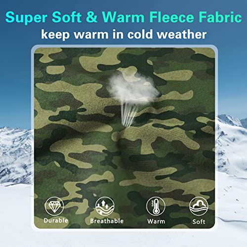 GoxRunx Kids Balaclava Ski Mask,Fleece Face Mask Neck Warmer for Boys Girls,Windproof Face Cover for Cold Weather2