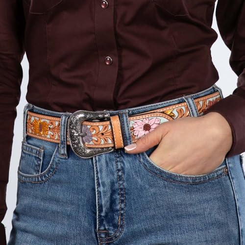ARIAT Women's Sunflower Daisy Tool Western Belt2