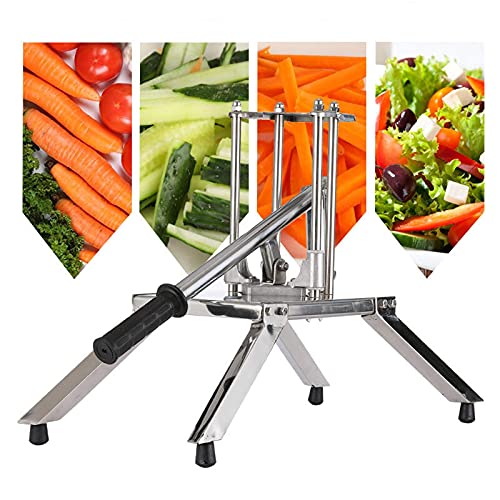 Cortador comercial de verduras y frutas acero inoxidable miniatura 4