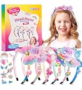 Hapitoys Headband Making Kit for Girls,Make Your Own Headbands for Kids,Arts And Crafts for Kids ...