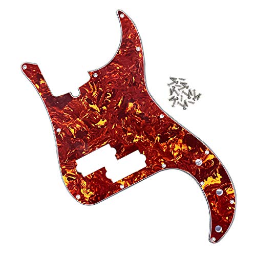 IKN 13 trous style moderne Standard P basse Pickguard 4 plis plaque à gratter pour guitare de modèles de basse de… - Les Beatles, Paul McCartney, John Lennon, RIngo Starr, George Harrison IKN 13 trous style moderne Standard P basse Pickguard 4 plis plaque à gratter pour guitare de modèles de basse de… – Image 4