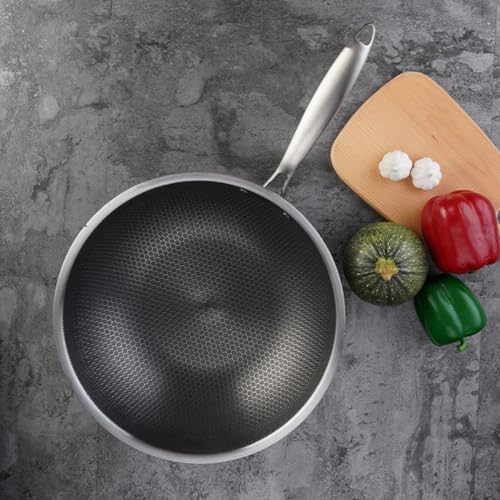 Wok reutilizable antiadherente con mango para gas miniatura 5