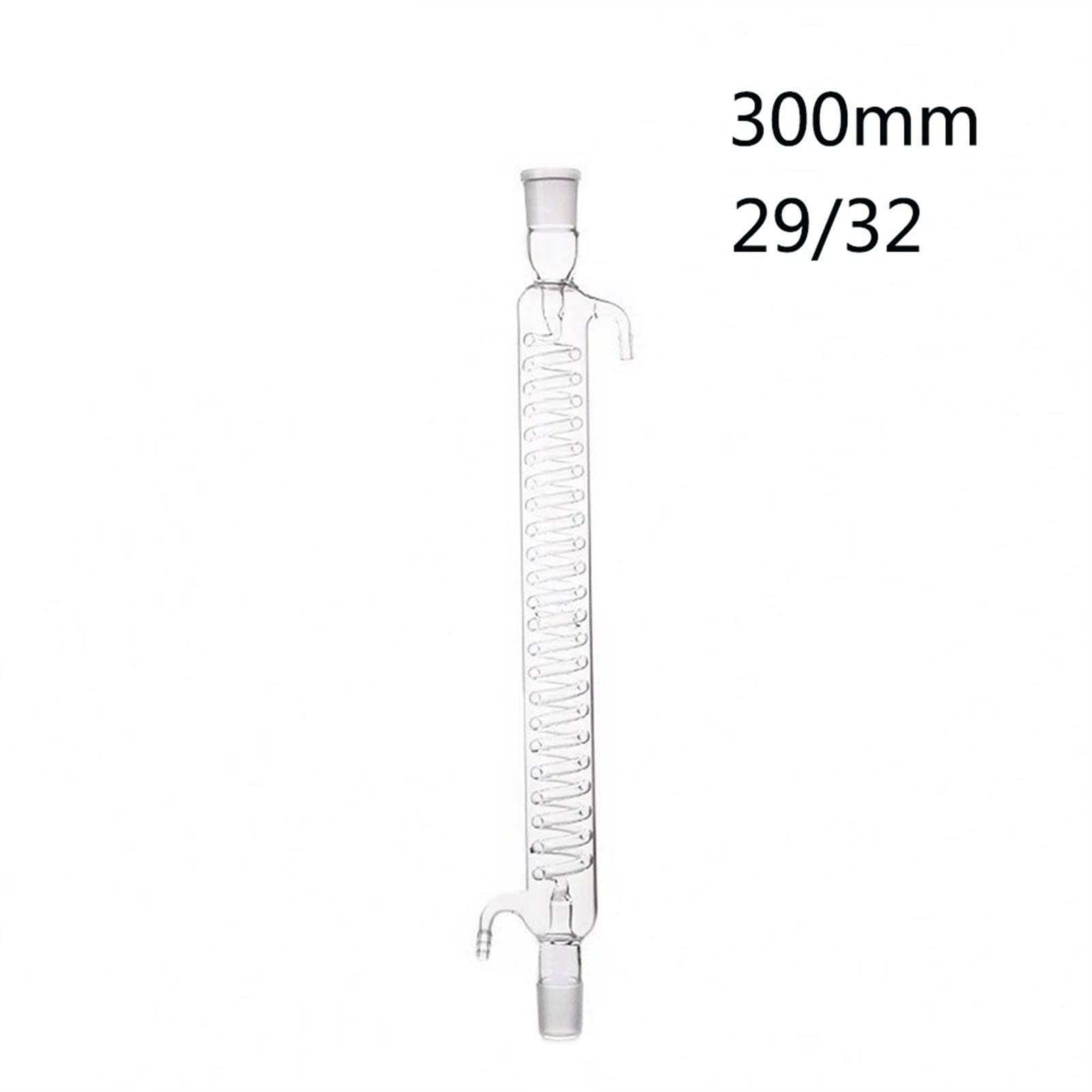 300 Mm Graham Condensadores, Conjunta 29/32, Borosilicato 3.3 Estándar De Vidrio Esmerilado Boca a Prueba De Calor for Trabajo Pesado Laboratorio Científico Condensers- Envase De 1