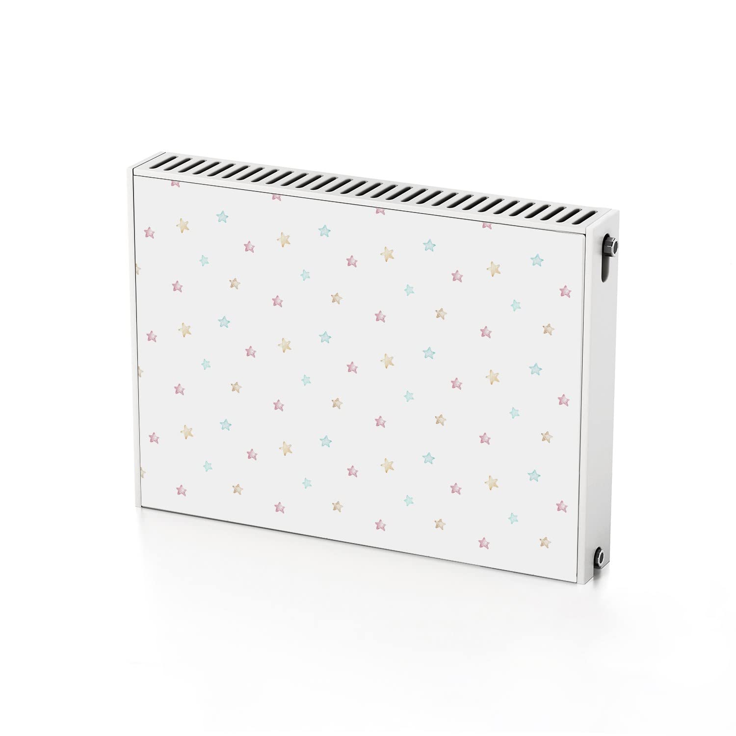 Autocollant de radiateur aimanté Coloray, l'habillage thermique design étoile colorée