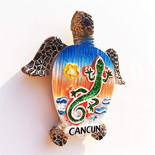 Imán Decorativo 3D Cancun México 7.3X7.9 CM miniatura 3