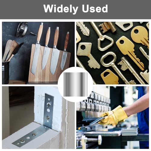 DARENYI quadratische Stahlplatte,304 Edelstahlblech Feinblech,Metallblech zum Basteln,edelstahl blech,Platten Blech,für Reparieren, Schweißen, Projektieren, Basteln etc(10 x 10cm x 5mm)