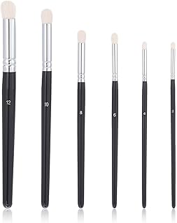 6 Pcs 6 Sizes Drybrush,Goat Hair Dry Brush Miniature Painting Brushes fo...