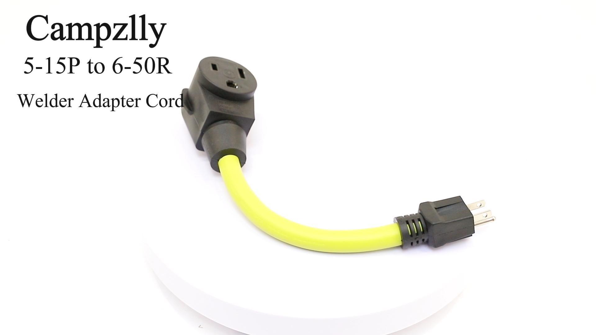 Amazon.com: Campzlly Welder Adapter Cord, Nema 5-15P Male to 6-50R