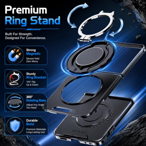 Image of ZORBES Case for Samsung Galaxy Z Flip 7 5G with Ring Kickstand