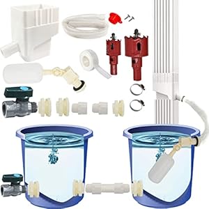 Prevent Overflow Rainwater Collection System,Downspout Diverter,Rain Water Catching System,Rain Barrel Spigot kit,Rain Barrel Diverter kit,Downspout Adapter,Roof Rain Diverter Connection Kit