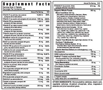 Miniatura 2 de Complejo mineral multivitamínico BTT 2.0 - 120 Tabletas