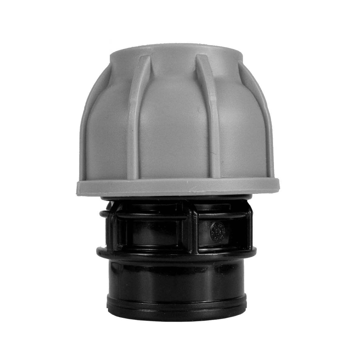 Soladirect Black Mdpe Compression Fitting Pn10 - Straight Joiner 25Mm X 1" Bspf - Durable Pipe Connector For Water Supply And Irrigation Systems