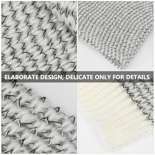 KESYOO Warm Scarf Long Scarf Plaid Scarf Cashmere Feeling Scarf Kids Scarf Women Knitted Scarf Shawl Outfit Soft Big Wool Thick Winter Scarf Scarfs Kraft Men's Lightweight4