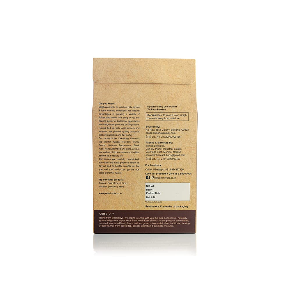 Pahari Roots Bay Leaves Powder (Tez Patta) from Meghalaya | 200 Gms - Image 2 thumbnail