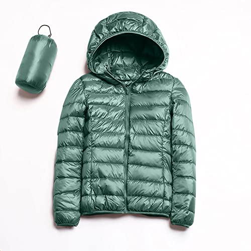 Chaqueta de plumón negra para mujer e impermeable ropa de transición con capucha 5