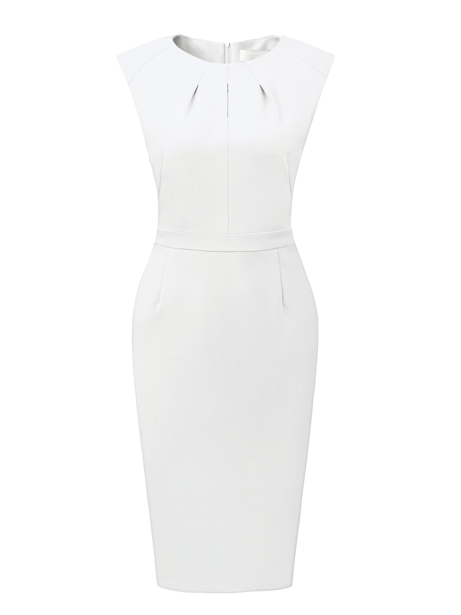Womens Work Pencil Dresses Sleeveless Professional Business Sheath Dress