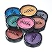 Metallic Pro Face & Body Paint Cake Pots by Cosmic Moon - Set of 8 colours - Professional Water Based Face Paint Makeup for Adults, Kids - 1.26oz