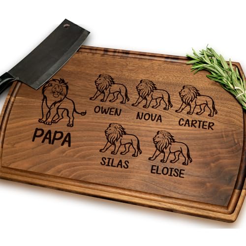 Tabla de cortar personalizada en madera para asado miniatura 2