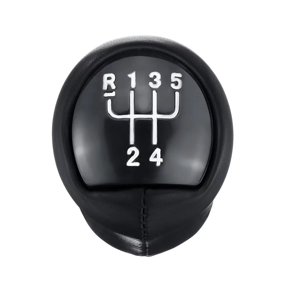 POANBCGY Car 5 Speed Gear Shift Knob for Renault Clio Espace Kangoo Laguna Megane Twingo for Dacia Logan Auto Parts(White)