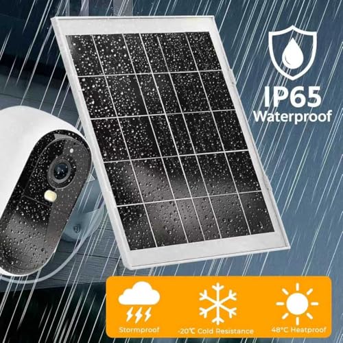 Chargeur solaire Arlo Essential 2K Outdoor 2 génération câble Type C 7W