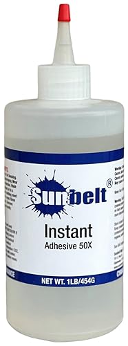 Sunbelt Adhesivo instantáneo Super Glue, 50x, (pegamento de cianoacrilato)