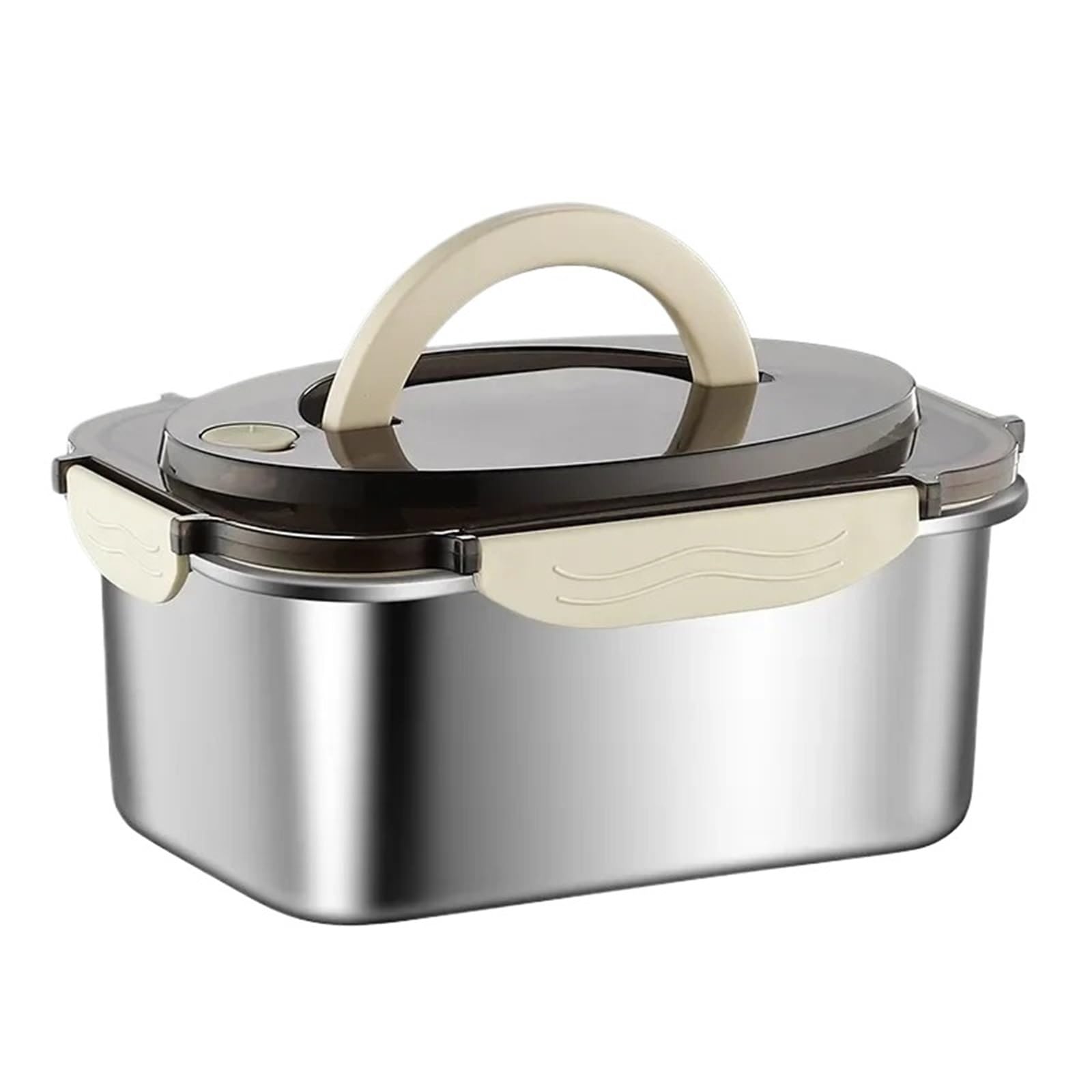 Fiambrera hermética de acero inoxidable 316, recipiente bento sellado para guardar en el frigorífico y para picnics al aire libre (1700 ml, 3 unidades)