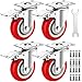 Caster Wheels (with brakes) x 4