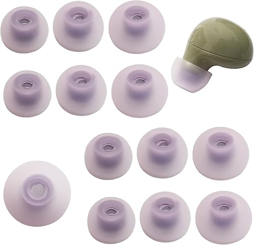 Miniatura 6 de Almohadillas de silicona para Galaxy Buds 2 de repuesto para auriculares con filtro de pantalla para Samsung Galaxy Buds2Galaxy Buds+ PlusGalaxy