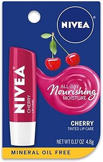 NIVEA Lip Care Balm Cherry - .17 oz, Pack of 2