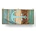 Nautical Anchor Bathroom Towel, Uphome Vintage Retro Cotton Microfiber Turquoise and Brown Ultra Soft Hotel SPA Beach Pool Bath Towel
