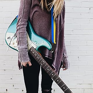 Sangle de guitare personnalisée en coton double couche avec extrémités en cuir plus longues pour basse, électrique et… - Les Beatles, Paul McCartney, John Lennon, RIngo Starr, George Harrison Sangle de guitare personnalisée en coton double couche avec extrémités en cuir plus longues pour basse, électrique et… – Image 6