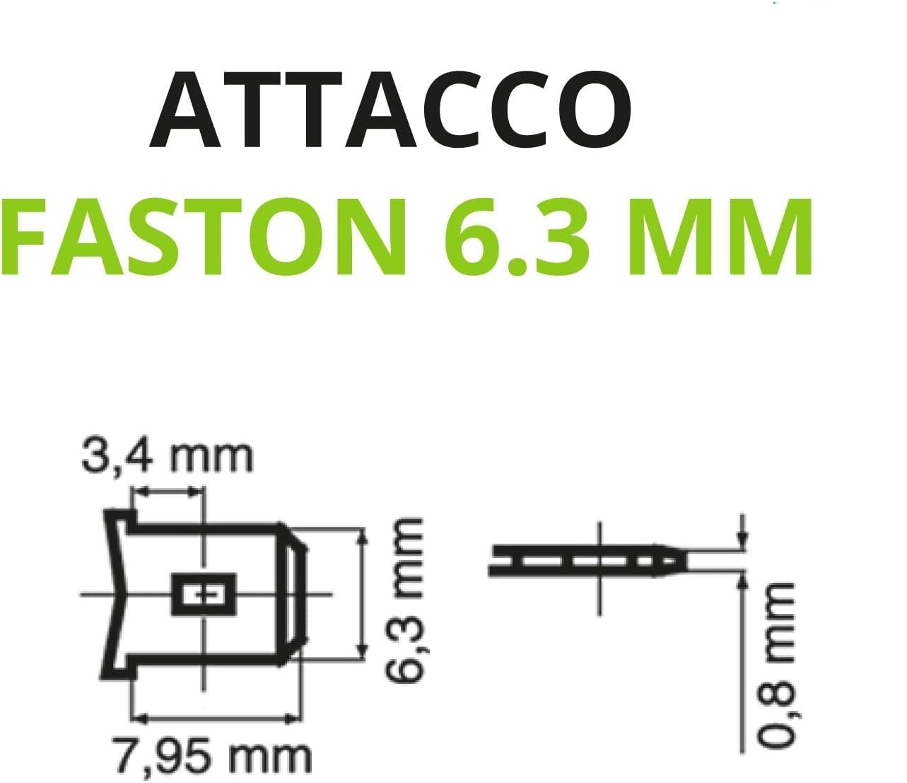 Batteria Ermetica al Piombo 12 V Capacità 9 Ah, per UPS, Sistemi di Videosorveglianza e Allarme, Attacco Faston 6.3 mm, Dimensioni 15.1 x 9.4 x 6.5 cm