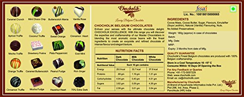 Image of Chocholik Friendship Gift - BFF - Dark, Milk, White Chocolate Truffles - 12pc