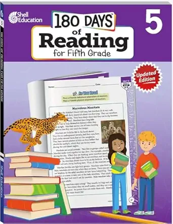 180 Days™: Reading for Fifth Grade: Practice, Assess, Diagnose Second Edition book cover