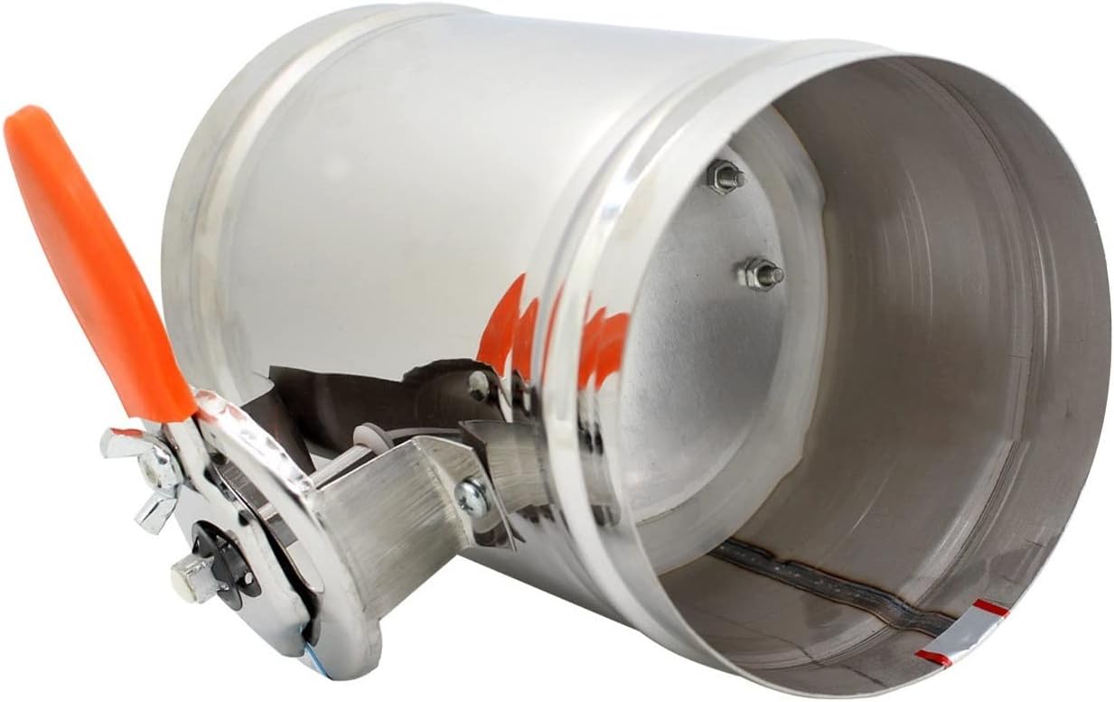 Amazon.co.jp DHVIJA 手動エア ダンパー バルブ ベント ベンチレーション ダンパー エア ダクト ベント 直径 80400 mm ステンレス鋼 joyous
