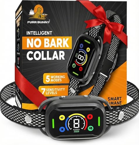 2025 Upgraded Intelligent Dog Bark Collar for Medium and Large Dogs - Beep, Vibration and Safe