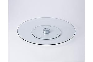 Tempered Glass Lazy Susan: A Culinary Masterpiece for Effortless Mealtimes