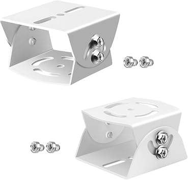 2sets CCTV Security Camera Universal Pole Mounting Mount Bracket Adapter for PTZ Dome Surveillance Camera 2x2D Duckbill Mount