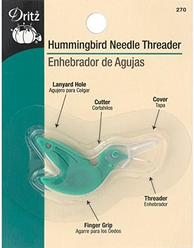 Dritz 270 Hummingbird Needle Threader , Green
