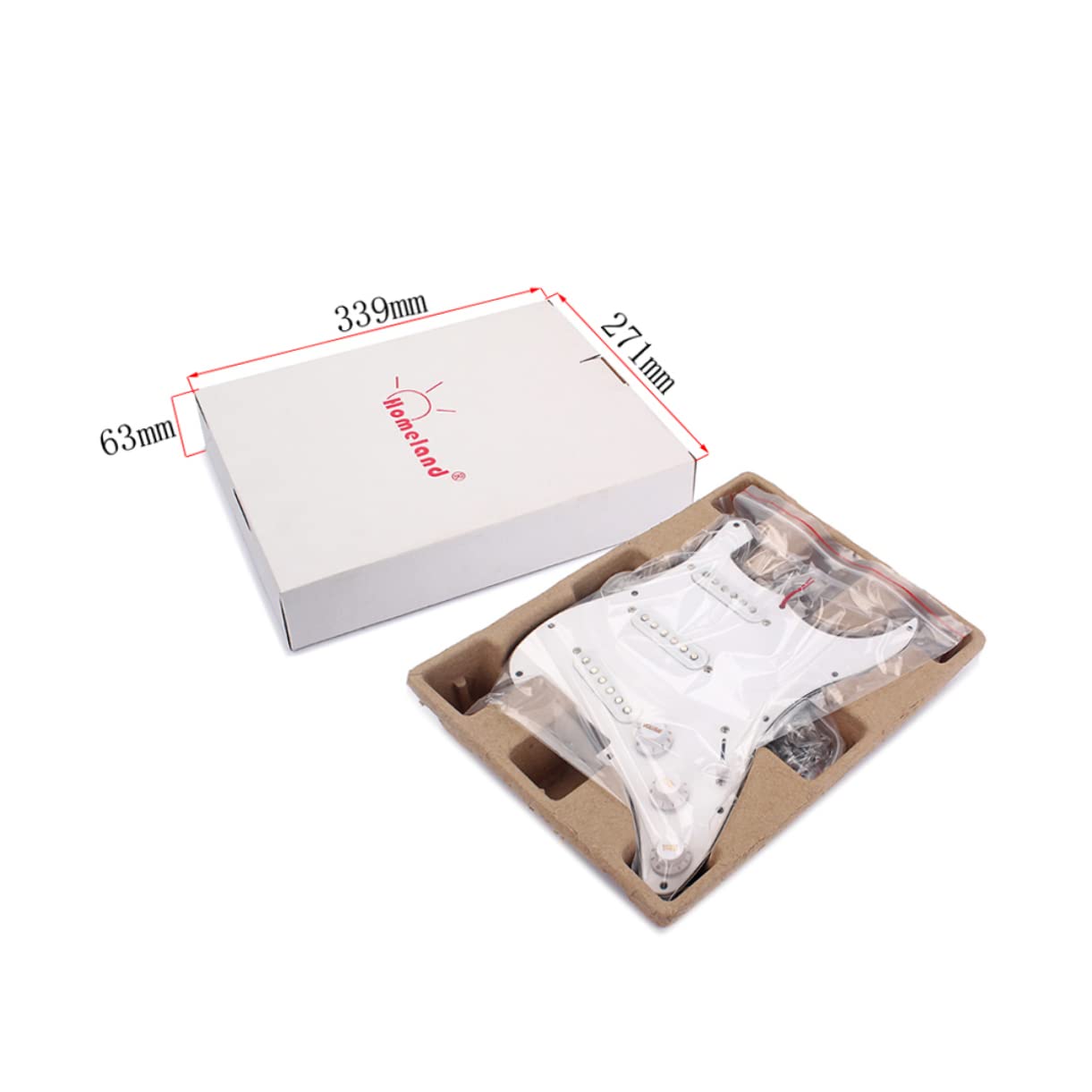 ifundom Electric Guitar Kits Diy Guitar Kit Style Bridge System Volume Controls